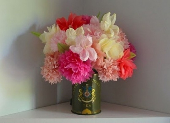 Ecken-festlich dekorieren Blumenstrauß-Arrangement Valentinstag 
