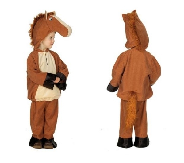 Kleinkinder ideen günstig-Kostüm Pony-Fasching Accessoires-Zubehör