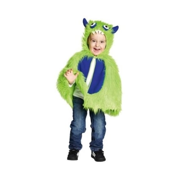 Kleines Monster-Kostüm Karneval Fasching Mädchen-Junge Ideen-günstig grün