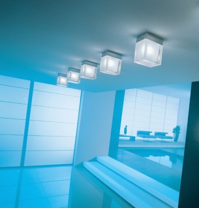 stillvolle moderne-Leuchten Design-glas Deckenleuchte-K1-oty lichter