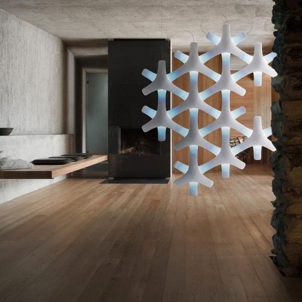 Lampen Design moderne Leuchtmittel Schneeflocke-Form Ideen Innenraum-Gestaltung