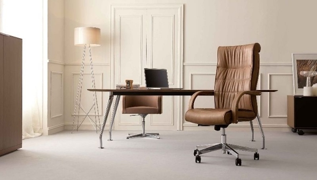 Leder-Sessel ideen Büroeinrichtung-Armlehnsessel Apollo Quinti
