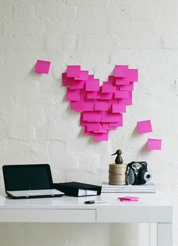 Liebeserklärung ideen Pink Liebeserklärung-Ideen zum valentinstag basteln