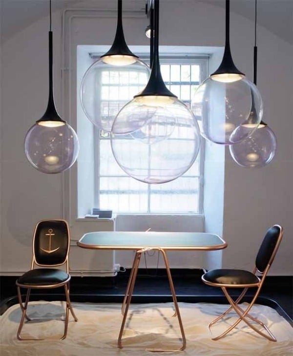 Luftblasen Optik Lampen-Design modern Licht-Inszenierung Esszimmer-Beleuchtungsmittel