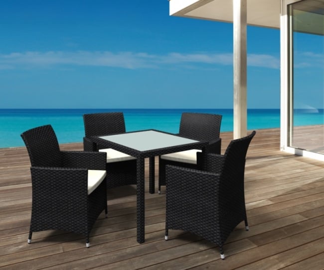 Rattan lounge-möbel terrasse outdoor essbereich günstig