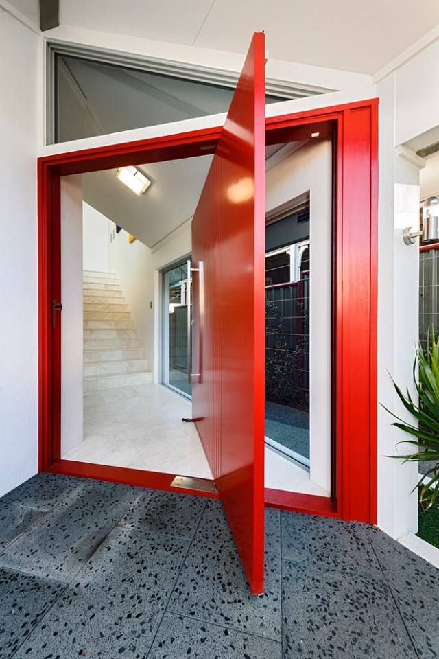 Glanz Eingangstüren Design Schutz-vor Schall-Wärmeverlust Cambuild