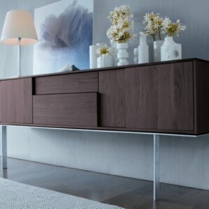 Sideboard Design Ideen Holz Vasen moderne Möbel Bild Natur