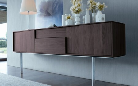 Sideboard Design Ideen Holz Vasen moderne Möbel Bild Natur