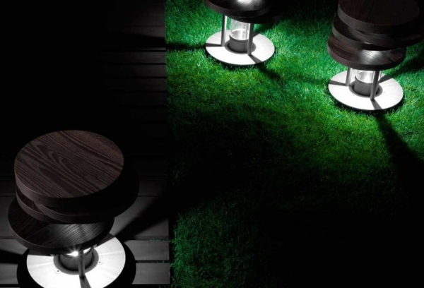 Holz Edelstahl eingebauten LED Leuchten italienisches Design