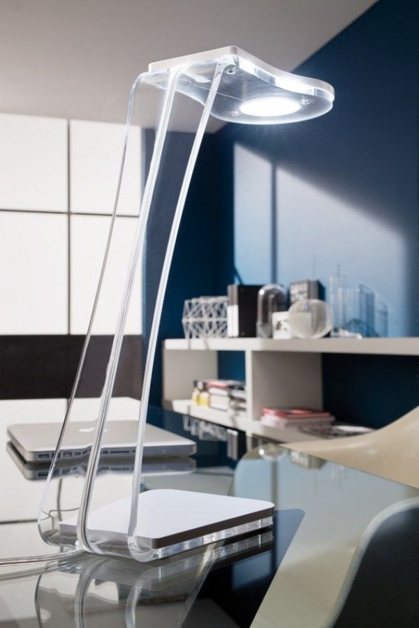 Tischleuchte-Schreibtischlampe led ideen minimalistisch