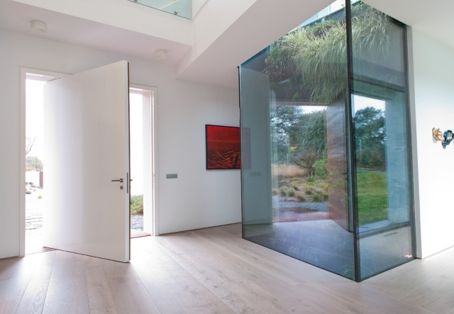 moderne glatte Wohnung Eingangstür-Arten Design-ideen minimalistisch Lignum-Elite