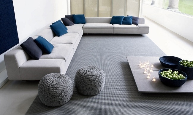 designer sofa grau groß ALLNEW Francesco Rota paola lenti