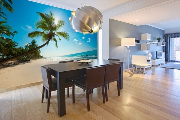 Aussichten Wandbilder fototapete-palmen Insel tropische Stimmung
