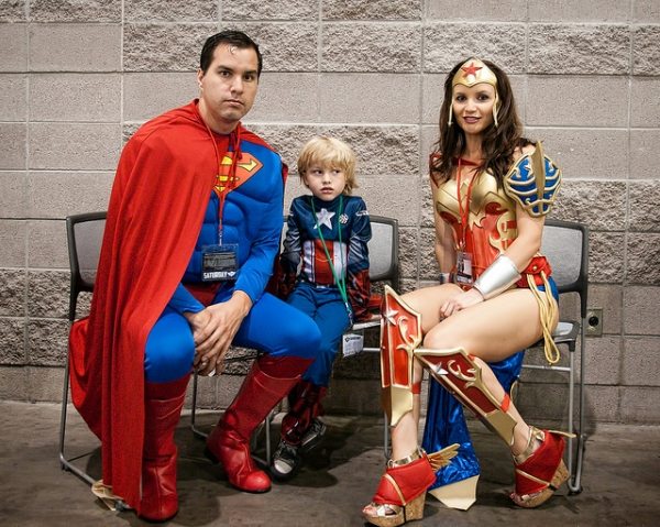 faschingskostüme familie superhelden superman