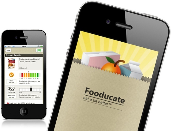 fooducate app-Smartphone kostenlos Datenbank-Analysen Lebensmitteln Statistiken