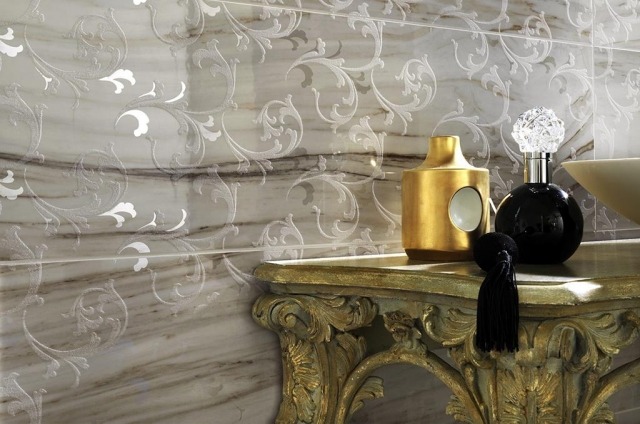 italienische Luxus Fliesen-schimmer gold effekt striano elegant-Kollektion