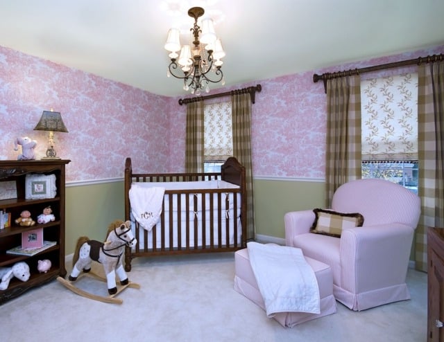 Vliestapeten Kinderzimmer klassische Einrichtung moderne Möbel