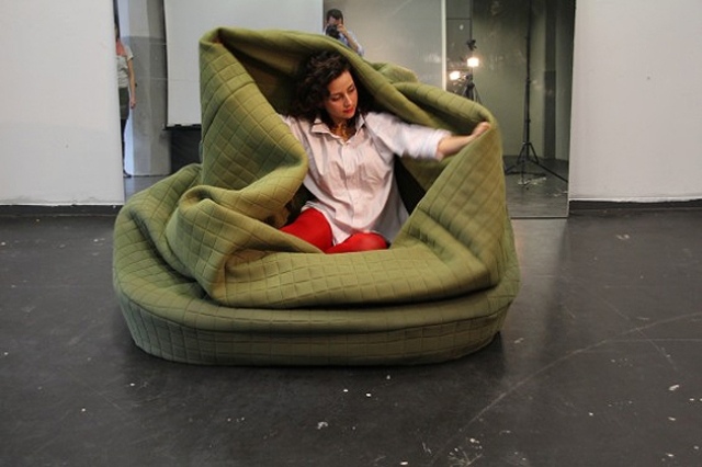 lounge Sitzsack-Bettdecke gemütlich hanna-ernsting design