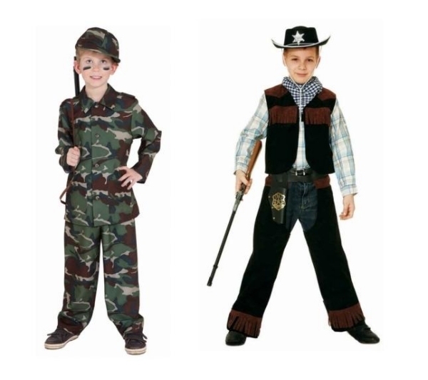 militär camouflage Kostüm Cowboy-Jungenkostüm Faschingsparty