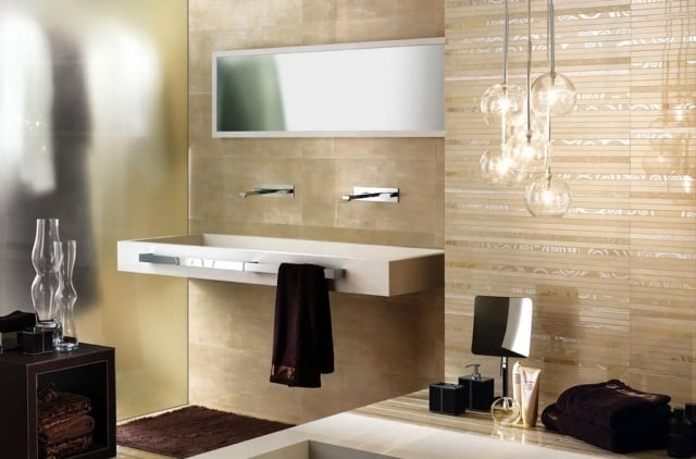 italienisches Design minimalistische badezimmer einrichtung-fliesen wand-ecclettica
