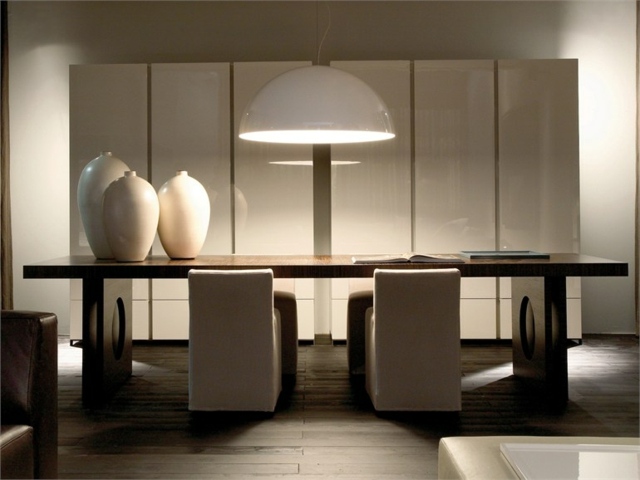 weiße Farbe Glanz Oberfläche Designer Möbel Bolkan
