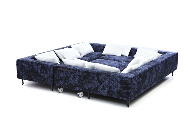 modulares sofa design ZLIQ ISLAND marcel wanders moooi