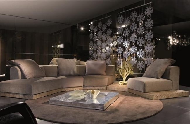 nomade sofa modernes wohnzimmer creme farbe mantelassi
