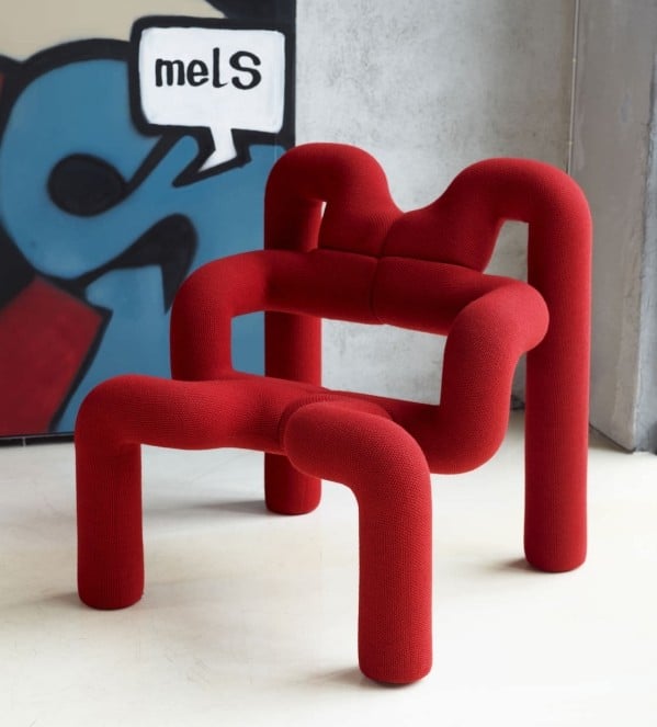 rot pop-art-Designer möbel Sessel modern Ekstrem-Terje Ekstrøm-Möbeldesign Varier
