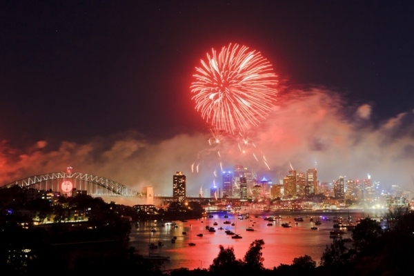 sydney ausland feiern neue erinnerungen interessant licht rot silber abwechslung