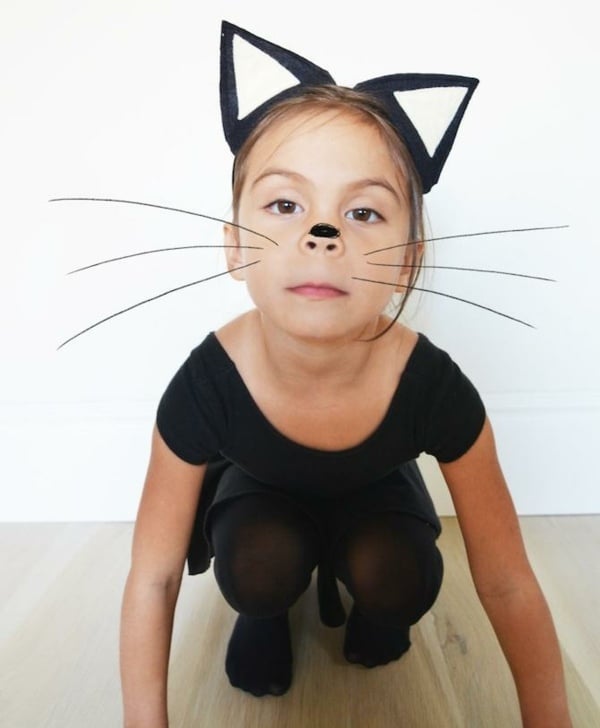 Mädchen Kostüme Katze Ohren Filz nähen
