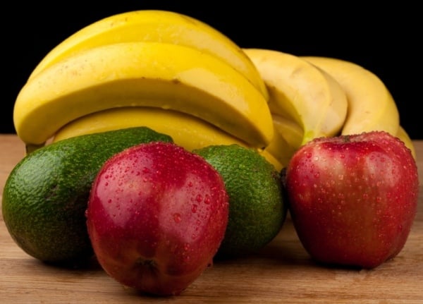 vitamine bananen apfel avocado ernährungsplan wohl gute figur halten