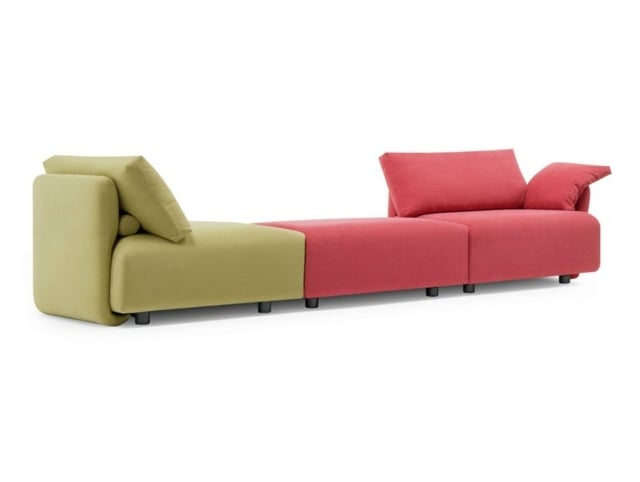 Sofa Set rosa grüne Farbe moderne Polstermöbel