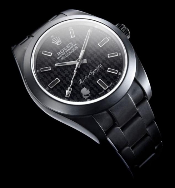 Armbanduhr design edition Karl-Lagerfeld für-Rolex