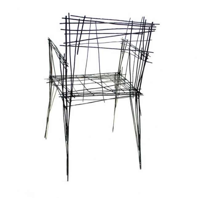 Ausgefallene objekte möbel-ideen Stuhl gezeichnet-grafische zeichnung