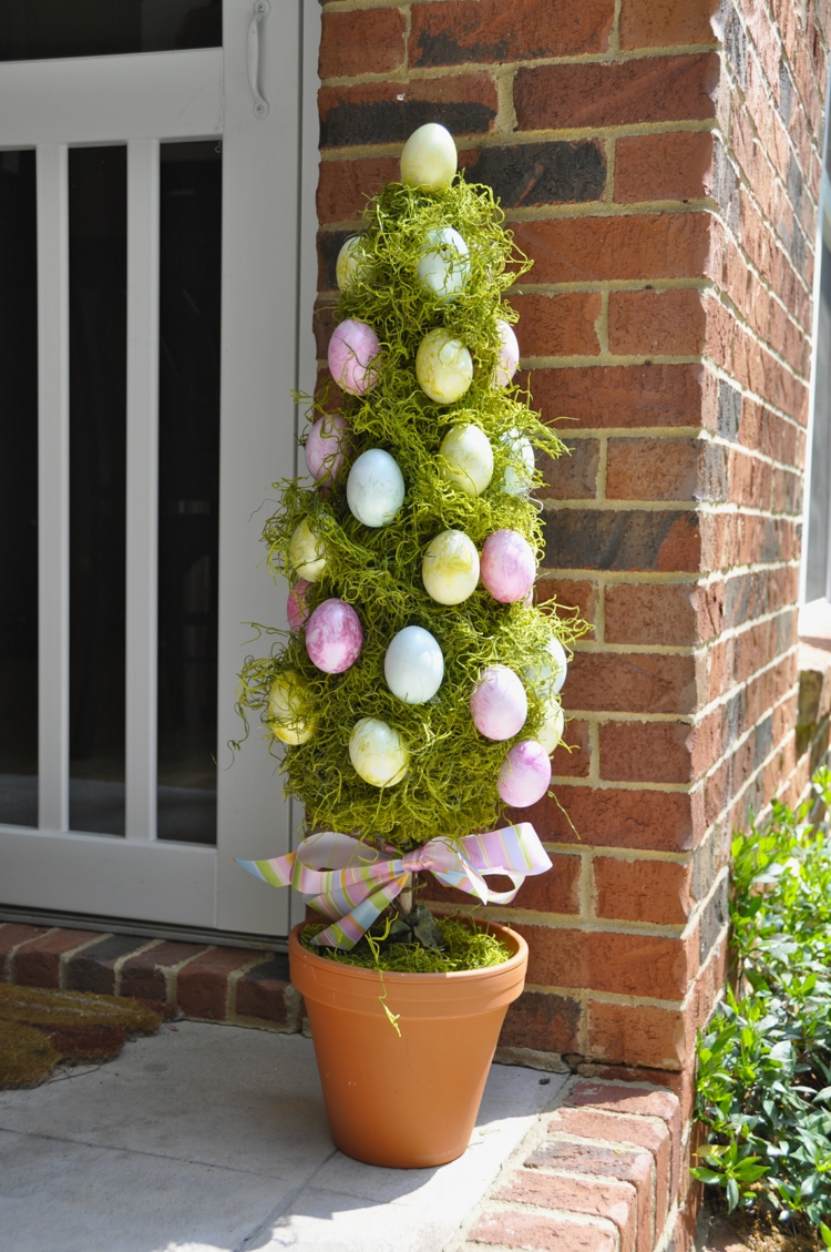 Osterdeko für draußen 40+ Ideen für den Garten &amp; vor der