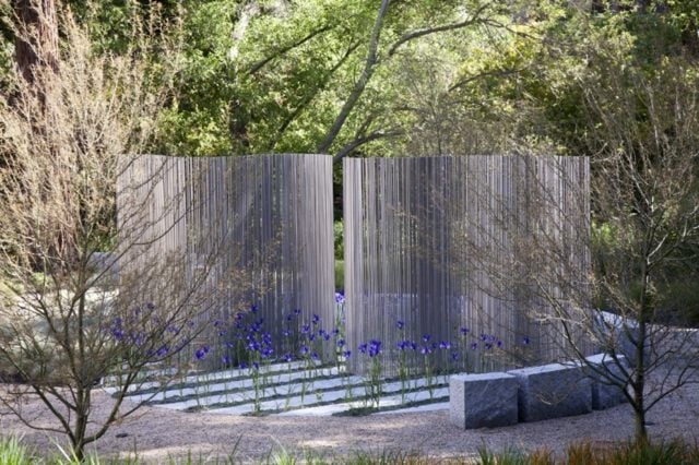 Sichtschutz Garten hoch moderne Gestaltung Ideen