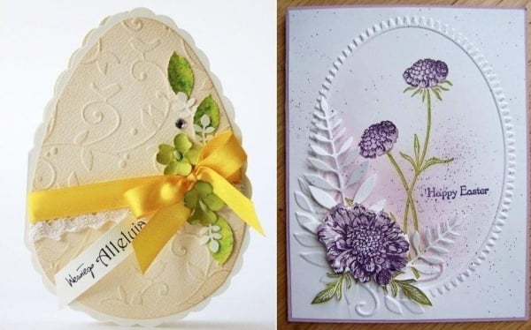 dekorieren Bastelideen Osterkarten-zum verschenken-2014 