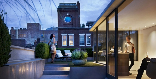 Möbel Ideen Gestaltung Glaswand Haus