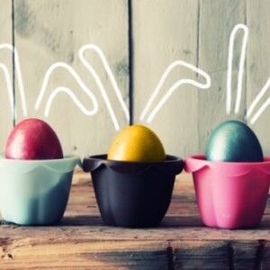 originelle Dekorationen zu ostern ideen eierbecher-design