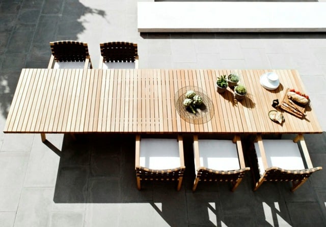 Sommer Sonne Teakholz Hersteller modernes Möbel Design