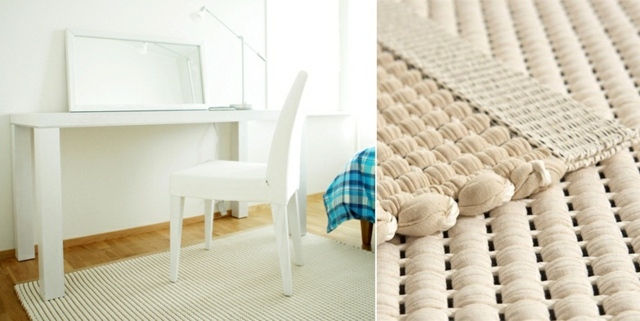 Design Ideen beige Farbe Büro Schreibtisch minimalistisch