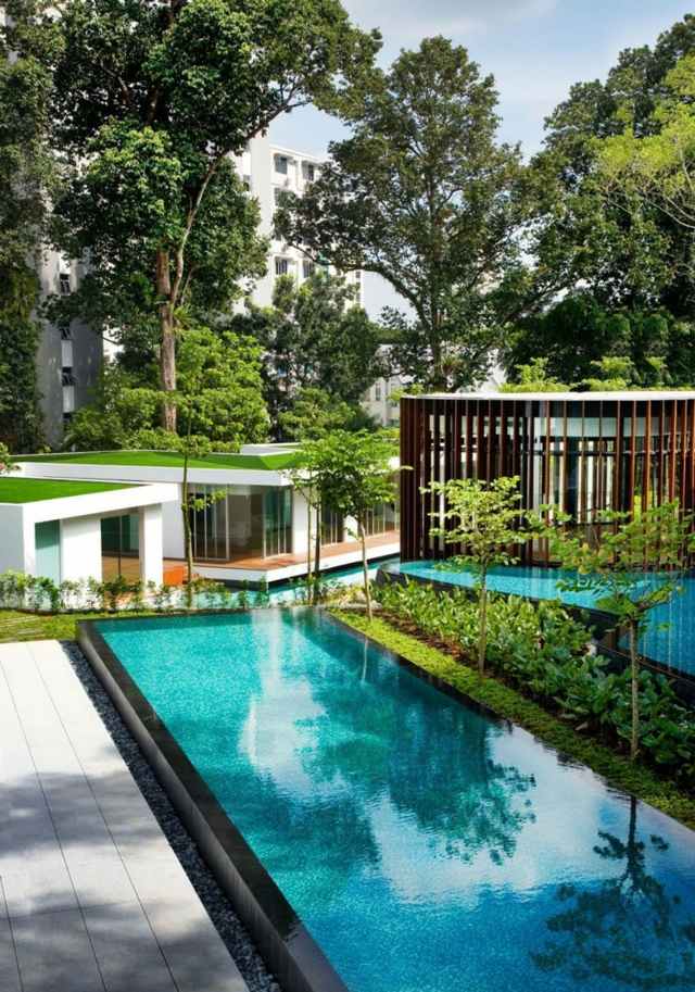 Pool Design Ideen exotische Reiseziele moderne Architektu