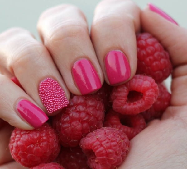 Himbeere Farbe rosa rot Nagellack Ideen Frühling Sommer 2014