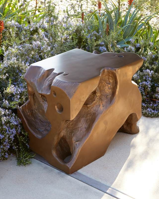 originelle Skulptur Garten Gestaltung Ideen