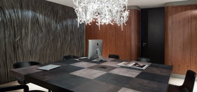 Home-office einrichtung Kristallkronleuchter-design textur-sessel