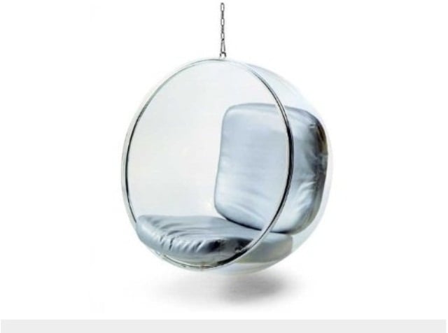 Hängender rund Sessel-design Eero Aarnio-Bubble Chair-acrylglas 