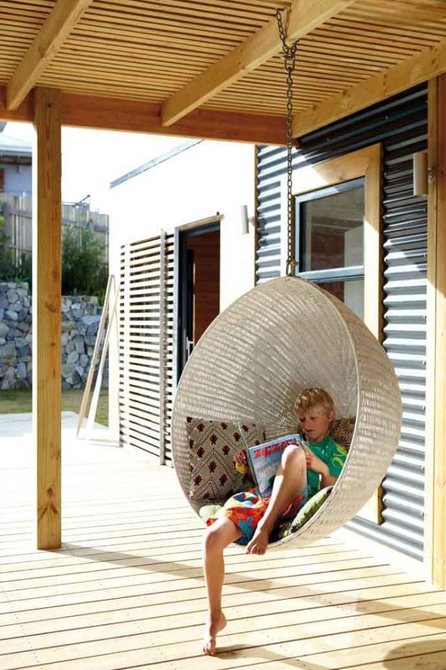 Ideen-Garten Terrasse garten moderne möbel Rattan-Polyrattan 