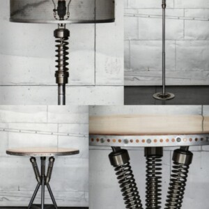 Industrial Chic-Wohnaccessoires lampe-design Tischleuchte Möbelideen