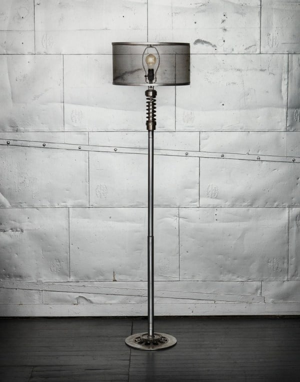 Industrial chic Stehlampe Design-vintage wohnaccessoire industrial