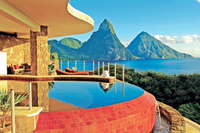 Jade Mountain Resort perfekt wahl urlaub familie oder freunde bergen meer